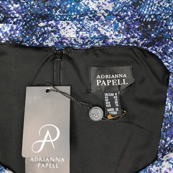 Adrianna Papell Ruffle Sheath Women’s Midi Dress - 6/8 - Picture 14 of 17